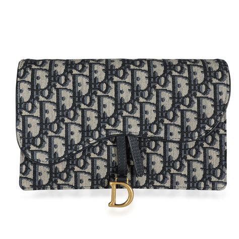 dior saddle pouch blue dior oblique jacquard women|dior oblique jacquard chain bag.